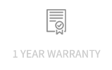 1 Year Warranty